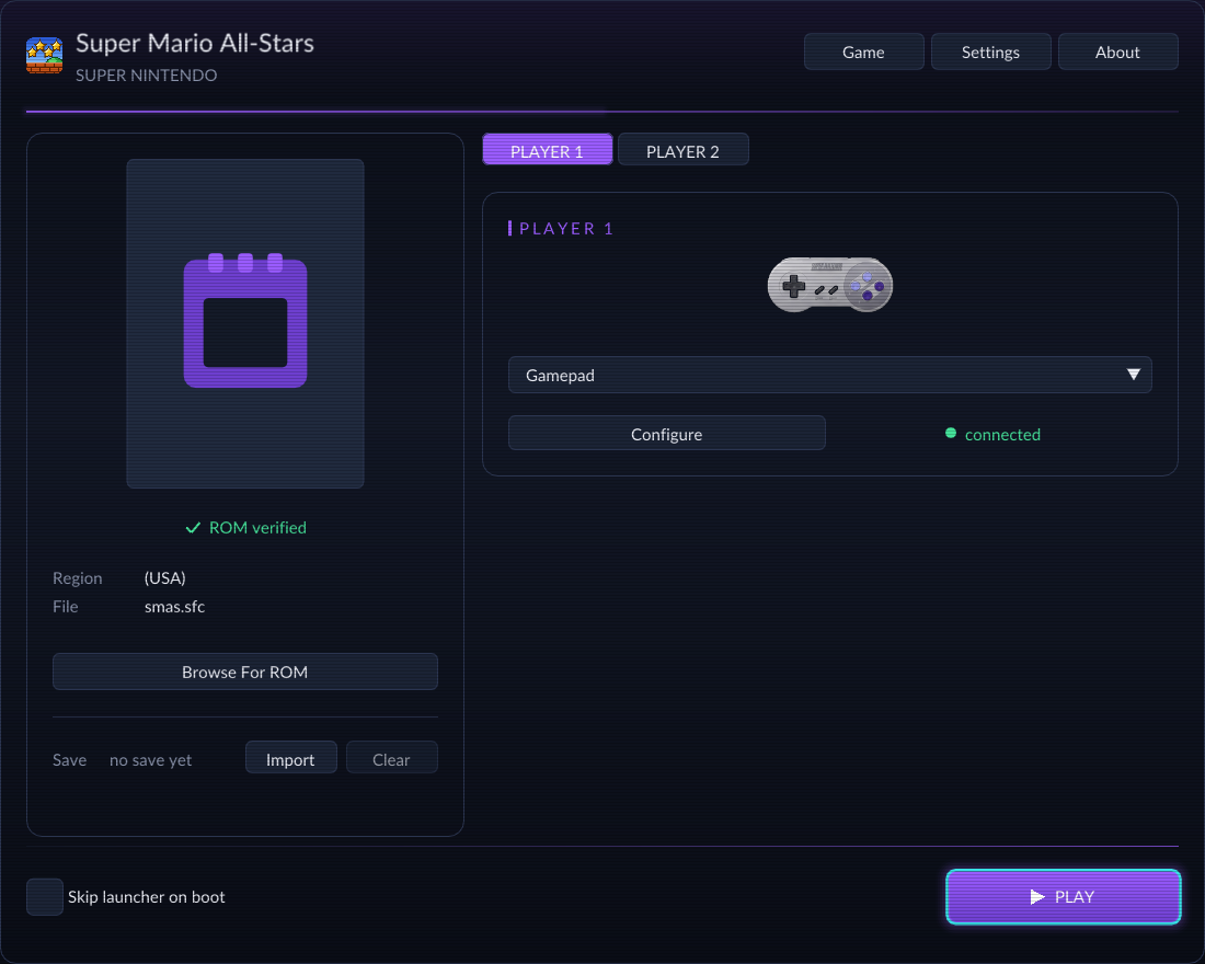 The launcher